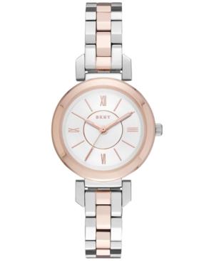 Dkny Women's Ellington Two-tone Stainless Steel Bracelet Watch 28mm Ny2593