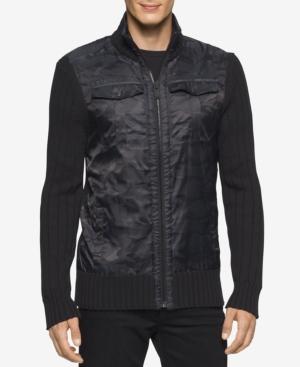 Calvin Klein Jeans Men's Cargo Full-zip 3gg Sweater