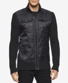 Calvin Klein Jeans Men's Cargo Full-zip 3gg Sweater