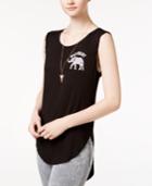 Pretty Rebellious Juniors' Wild Heart Graphic Tank Top