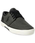 Polo Ralph Lauren Men's Faxon Washed Twill Sneakers Men's Shoes