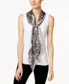 Vince Camuto Paisley Bias Panel Scarf