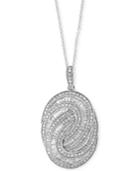 Classique By Effy Diamond Pendant Necklace (1 Ct. T.w.) In 14k White Gold