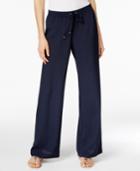 Calvin Klein Drawstring Wide-leg Pants