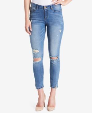 Vintage America Boho Ripped Ankle Skinny Jeans
