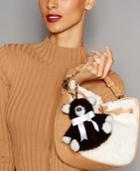 The Fur Vault Shearling Lamb Bear Charm