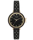 Kate Spade New York Women's Park Row Black Silicone Strap Watch 34mm