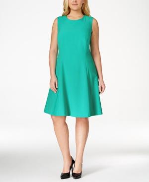 Nine West Plus Size Sleeveless A-line Dress