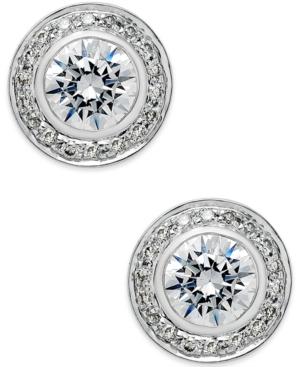 Certified Diamond Stud Earrings In 18k White Gold (5/8 Ct. T.w.)