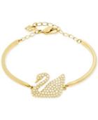 Swarovski Swan Gold-plated Crystal Bracelet