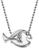 Alex Woo Sterling Silver Finding Dory Dory Pendant Necklace