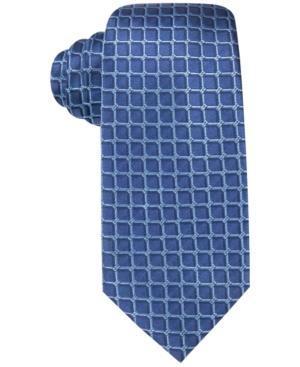 Alfani Men's Leonard Grid Slim Tie, Created For Macy's