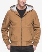 Bass By Ron Bass Men's Hooded Bomber Jacket