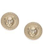 Thalia Sodi Gold-tone Crystal Lion Stud Earrings, Created For Macy's