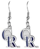 Aminco Colorado Rockies Logo Drop Earrings