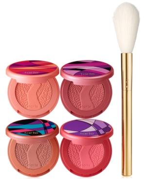 Tarte Sculpted Cheeks Deluxe Amazonian Clay Blush Set And Brush