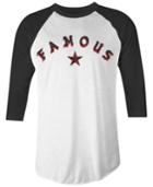 Famous Stars And Straps Men's Sickstep Cotton Graphic-print Raglan-sleeve T-shirt