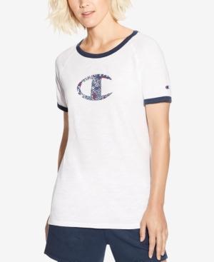 Champion Heritage Printed Logo Ringer T-shirt