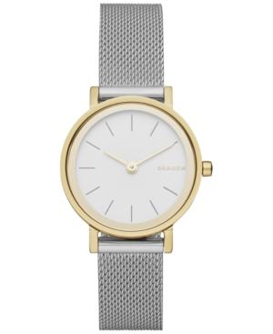 Skagen Women's Hald Two-tone Stainless Steel Mesh Bracelet Watch 26mm Skw2445