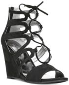 Carlos By Carlos Santana Madelyn Lace-up Wedge Sandals Women's Shoes