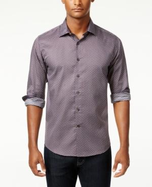 Tallia Men's Mini-geometric Print Shirt
