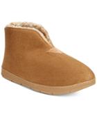Club Room Men's Faux Suede Bootie Slippers, Only At Macy's