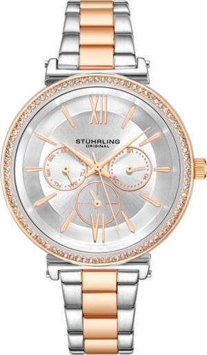 Stuhrling Original Women's Multi-function Case And Bracelet Accents Watch