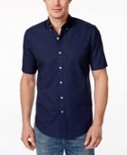 Club Room Men's Dot-print Short-sleeve Shirt, Only At Macy's