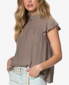 O'neill Juniors' Chandler Flutter-sleeve Top