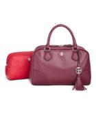 Giani Bernini 2-in-1 Pebble Leather Satchel, Only At Macy's