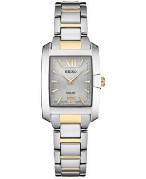 Seiko Women's Solar Dress Sport Two-tone Stainless Steel Bracelet Watch 24mm