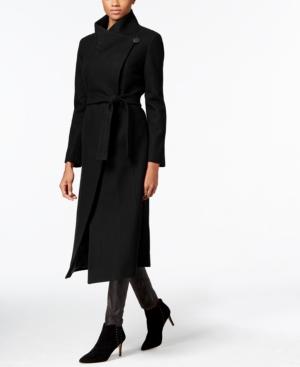 Kenneth Cole Wool-blend Maxi Wrap Coat