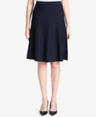 Calvin Klein Textured A-line Skirt