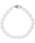 Honora Style Cultured Freshwater Pearl Bracelet In Sterling Silver (7-8mm)