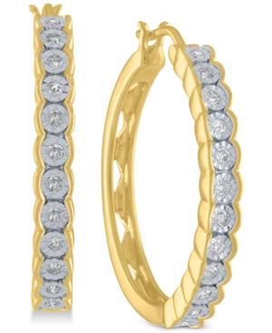 Diamond Hoop Earrings (1/4 Ct. T.w.)