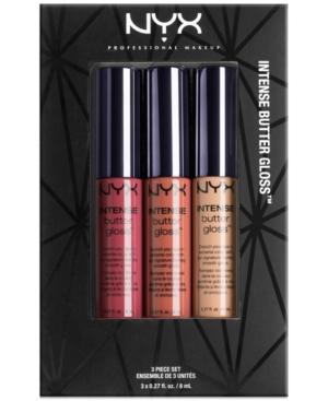 Nyx Professional Makeup 3-pc. Intense Butter Gloss Set - Toasted, Chocolate & Cookie Butter