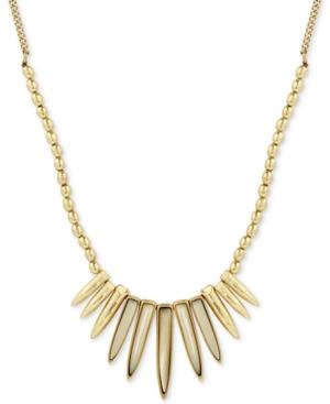 Lucky Brand Gold-tone Sun Ray Necklace