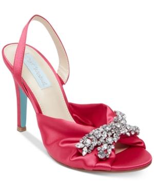 Blue By Betsey Johnson Briel Evening Slingback Pumps Women's Shoes
