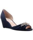 Nina Emiko Embellished Evening Wedges Women's Shoes