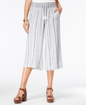Rewash Juniors' Printed Cropped Soft Pants