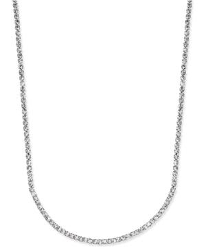 Inc International Concepts Silver-tone Rhinestone Necklace, Only At Macy's