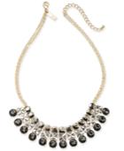 I.n.c. Gold-tone Crystal Statement Necklace, 18 + 3 Extender, Created For Macy's