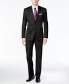 Marc New York By Andrew Marc Men's Classic-fit Black Solid Suit