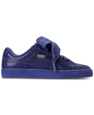 Puma Women's Basket Heart Ns Casual Sneakers From Finish Line