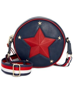 Tommy Hilfiger Christa Debossed Star Tambourine Small Crossbody