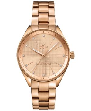 Lacoste Women's Philadelphia Rose Gold-tone Stainless Steel Bracelet Watch 39mm 2000899