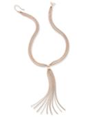 Thalia Sodi Rose Gold-tone Chain Tassel Lariat Necklace, Only At Macy's