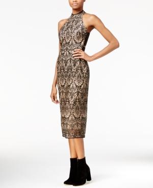 Rachel Rachel Roy Embroidered Contrast-trim Dress, Only At Macy's
