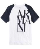 Armani Exchange Men's Logo-print Baseball T-shirt