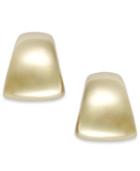J-hoop Stud Earrings In 14k Gold
